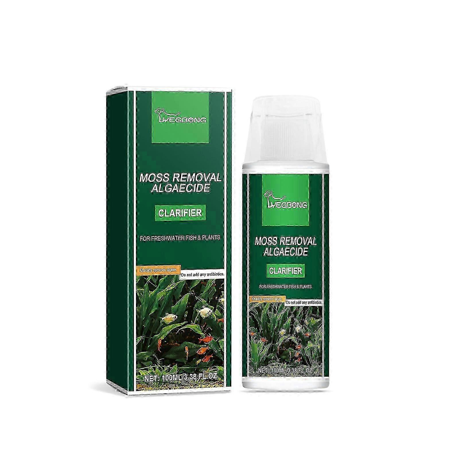 Effective Fish Tank Algae Remover - Safe, Easy, 100ml