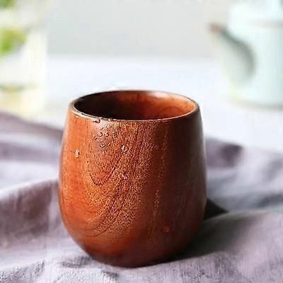 100Ml Big Belly Cup Creative Pattern Solid Wood Handcarved Anti Scald Tea Cups Simple Fragrant Original Tableware Coffeeware