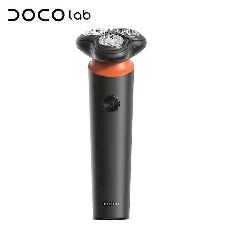 DOCOLAB Electrical Rotary Shaver for Men 3D Floating Blade Washable Type-C USB Rechargeable Shaving Beard Machine