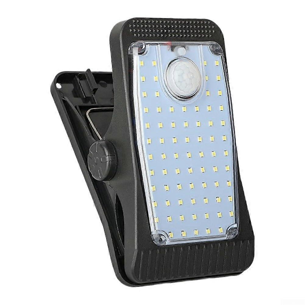 Outdoor Solar Clip Lights With Motion Sensor, 3000mAh Battery, 600 Lumens, 3 Light Modes for Garden and Patio Use