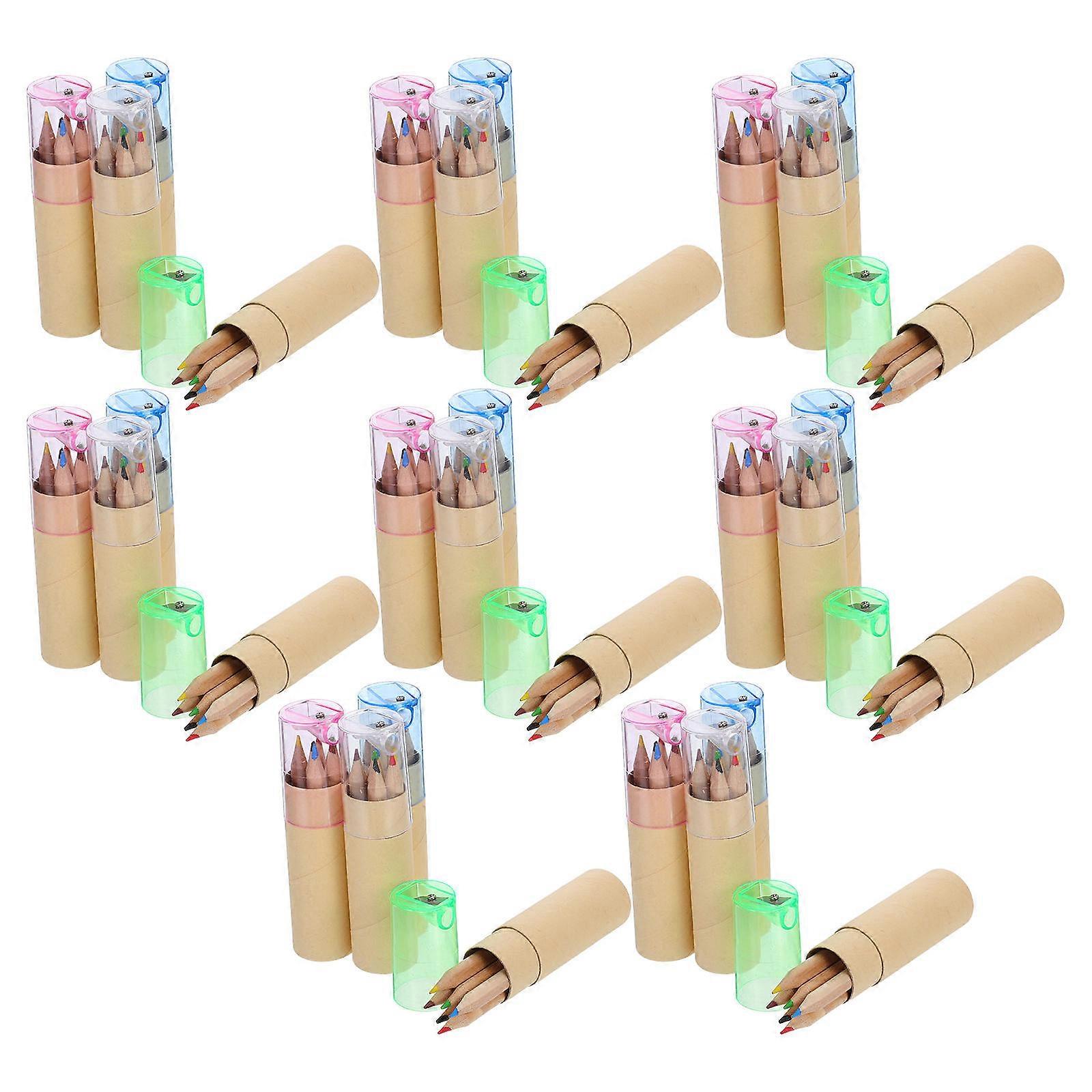 Mini Colored Pencils Art Set with Builtin Sharpener 32Set for Writing