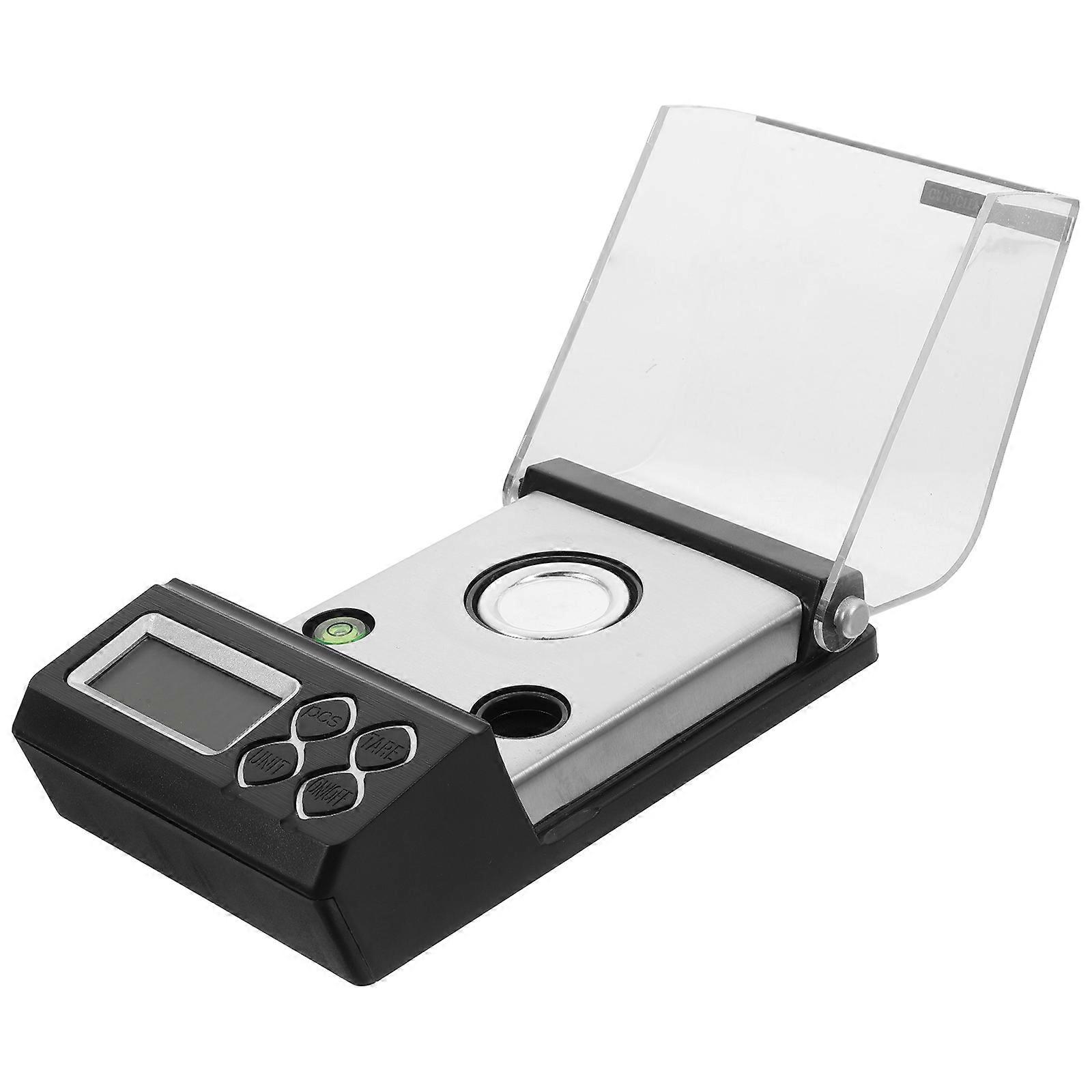 Silver Precision Milligram Scale for Powder Measuring Laboratory