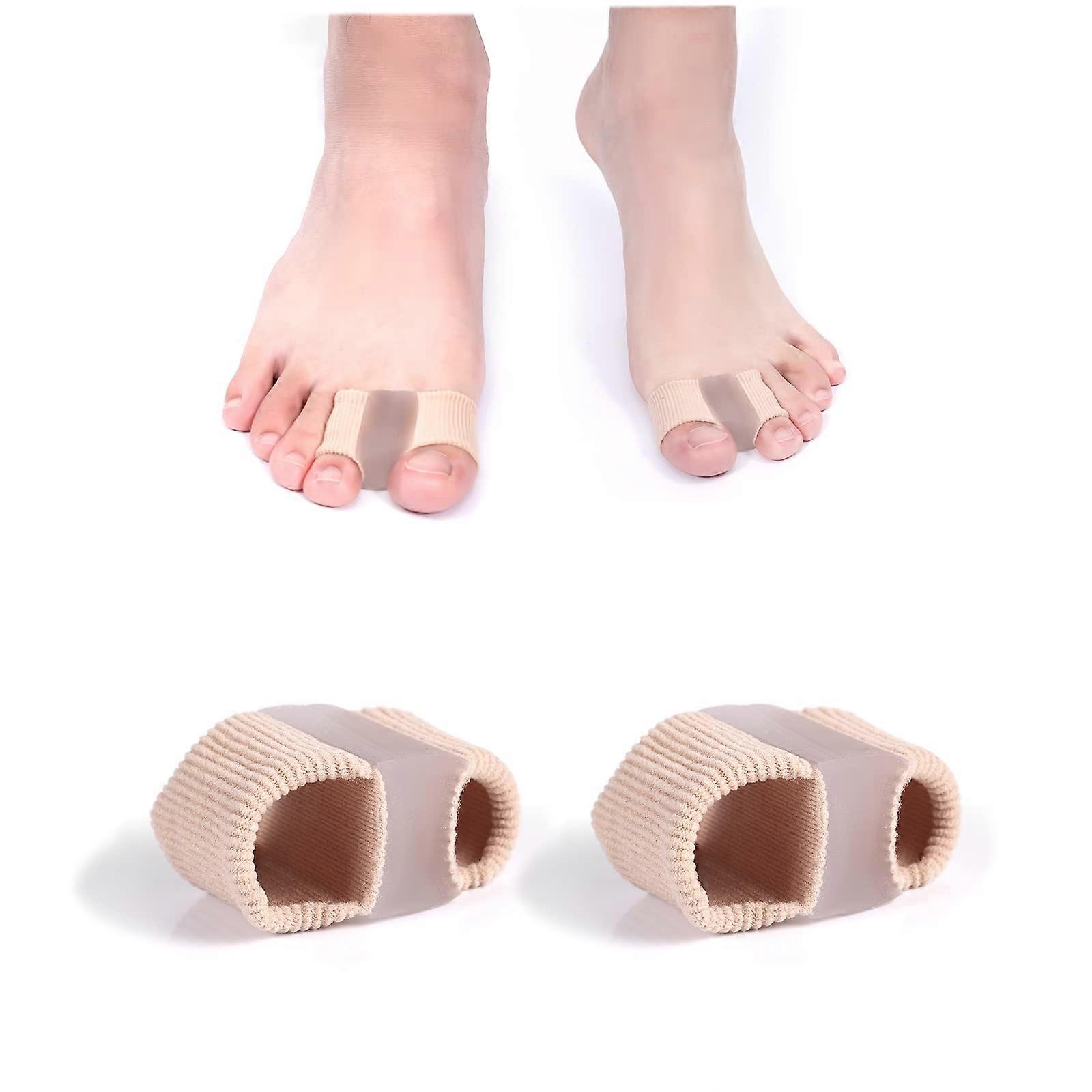 2pcs Bunion Corrector Toe Separators with Gel Dual Loops for Gentle Alignment and Pain Relief