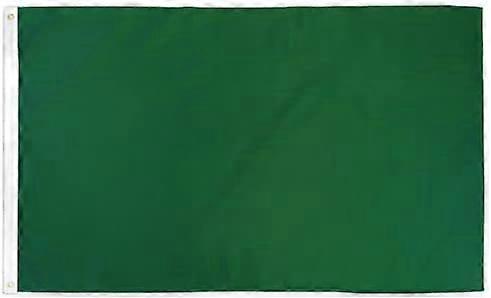 Dark Green Solid Color Flag  rq 0051