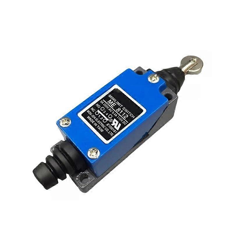 ME8112 Roller Plunger Limit Switch AC 250V 1NC 1NO Dual Circuit Control Durable Metal Housing