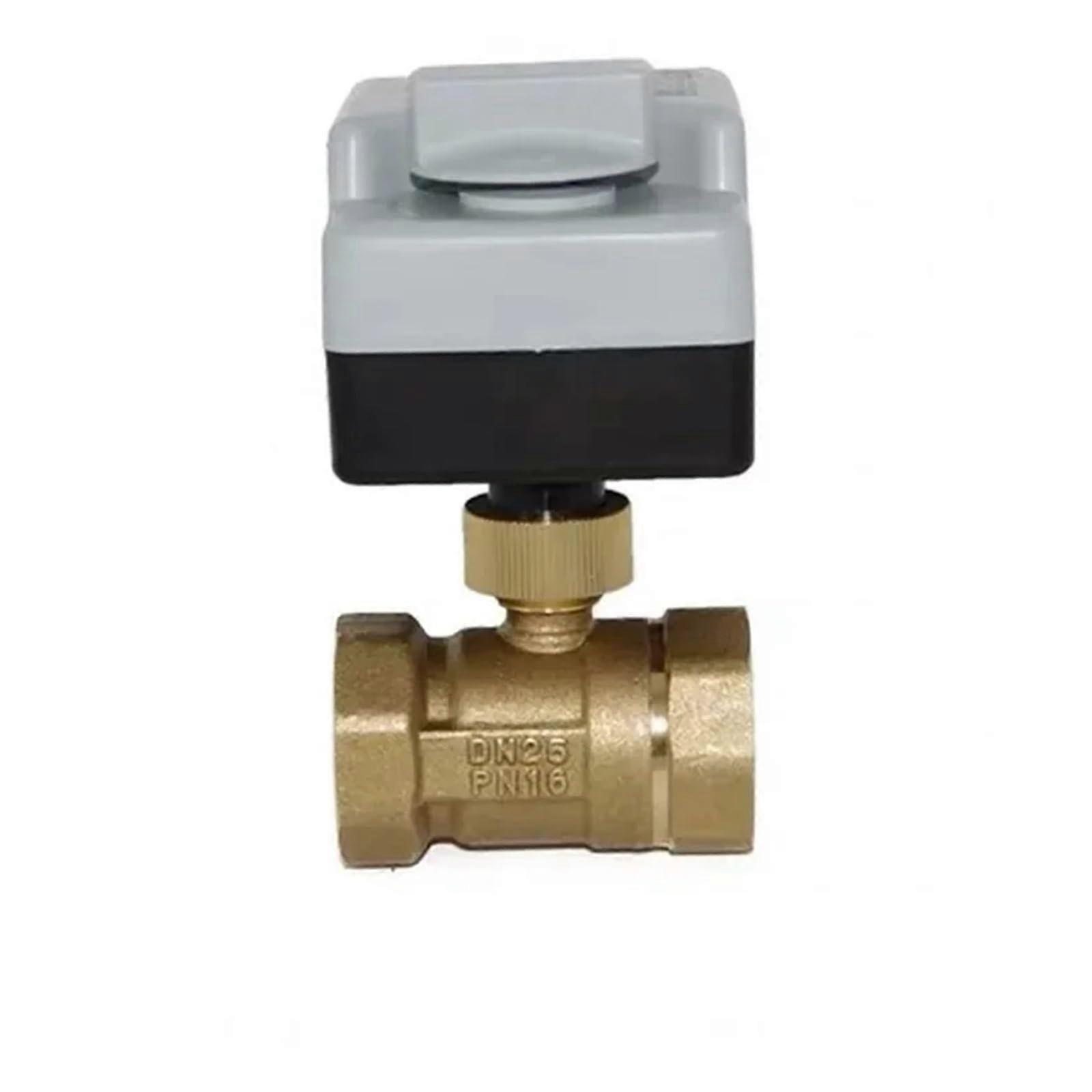 Electric Ball Valve with Manual Override AC220V 2 Way Brass DN15 DN20 DN25 DN32 for Water Heating