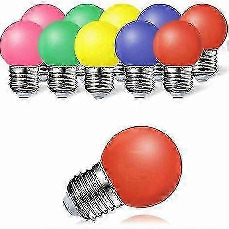 LED light bulb pack of 10 for E27 base, 300LM 360 angle