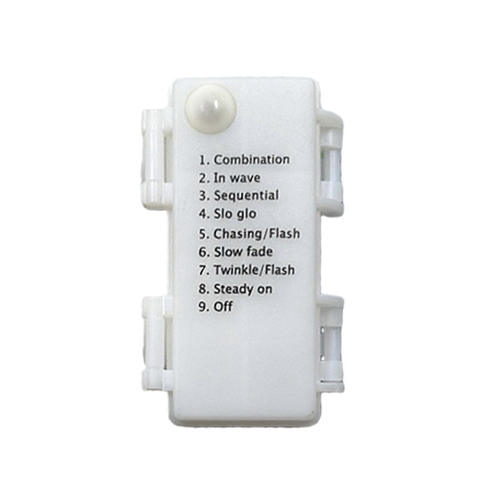 Secure Holding Plastic Battery Holder Waterproof for 2 2A Batteries Case Featuring Timer Switching Dustproof Protections  White