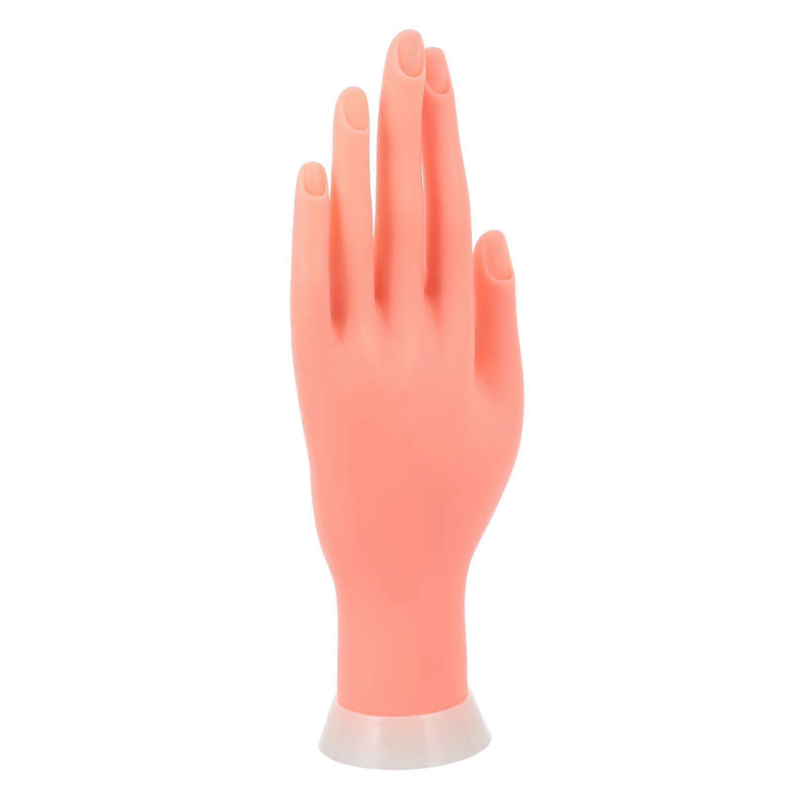 Nail Practice Hand Realistic Reusable Manicure Training Hand Model for Beginners and Professionals Ref: 3507