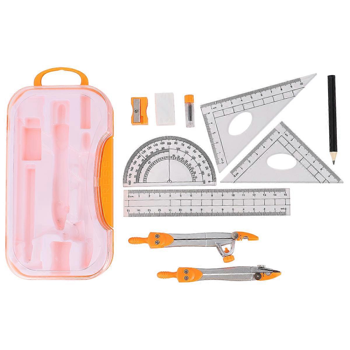 Compasses For Geometry Drawing Instruments Set Suitable For School Use Lightweight 1 Sets