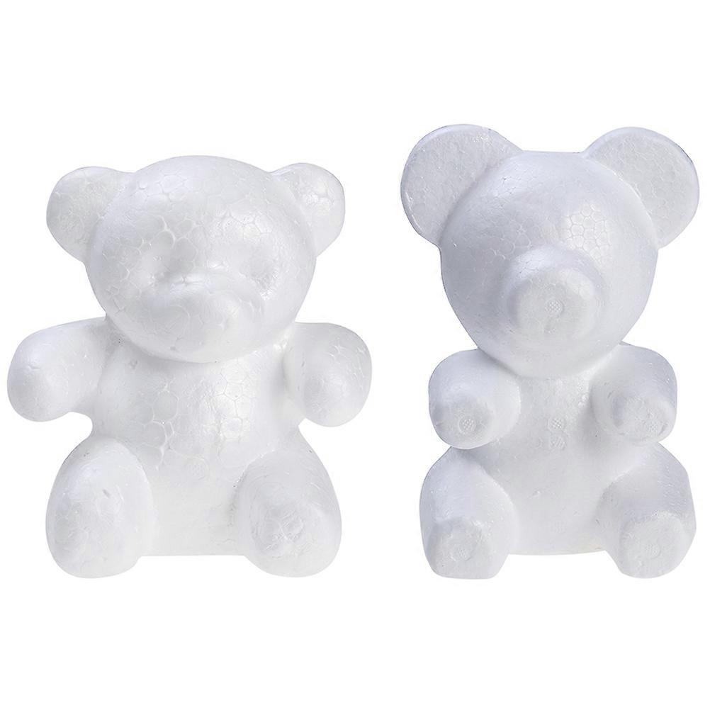 Wedding Decor Bear Mould for Table Arrangement with White Foam in 2Pcs