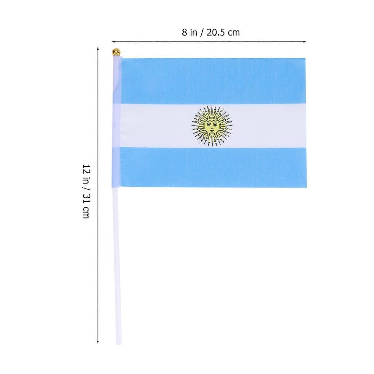 Handflaggen aus Argentinien, 50 Stück