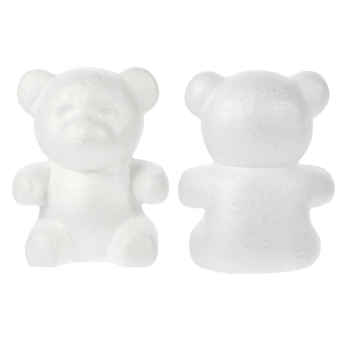 White Bear-Shaped Modeling Bear Mould for Decor 2Pcs DIY Craft