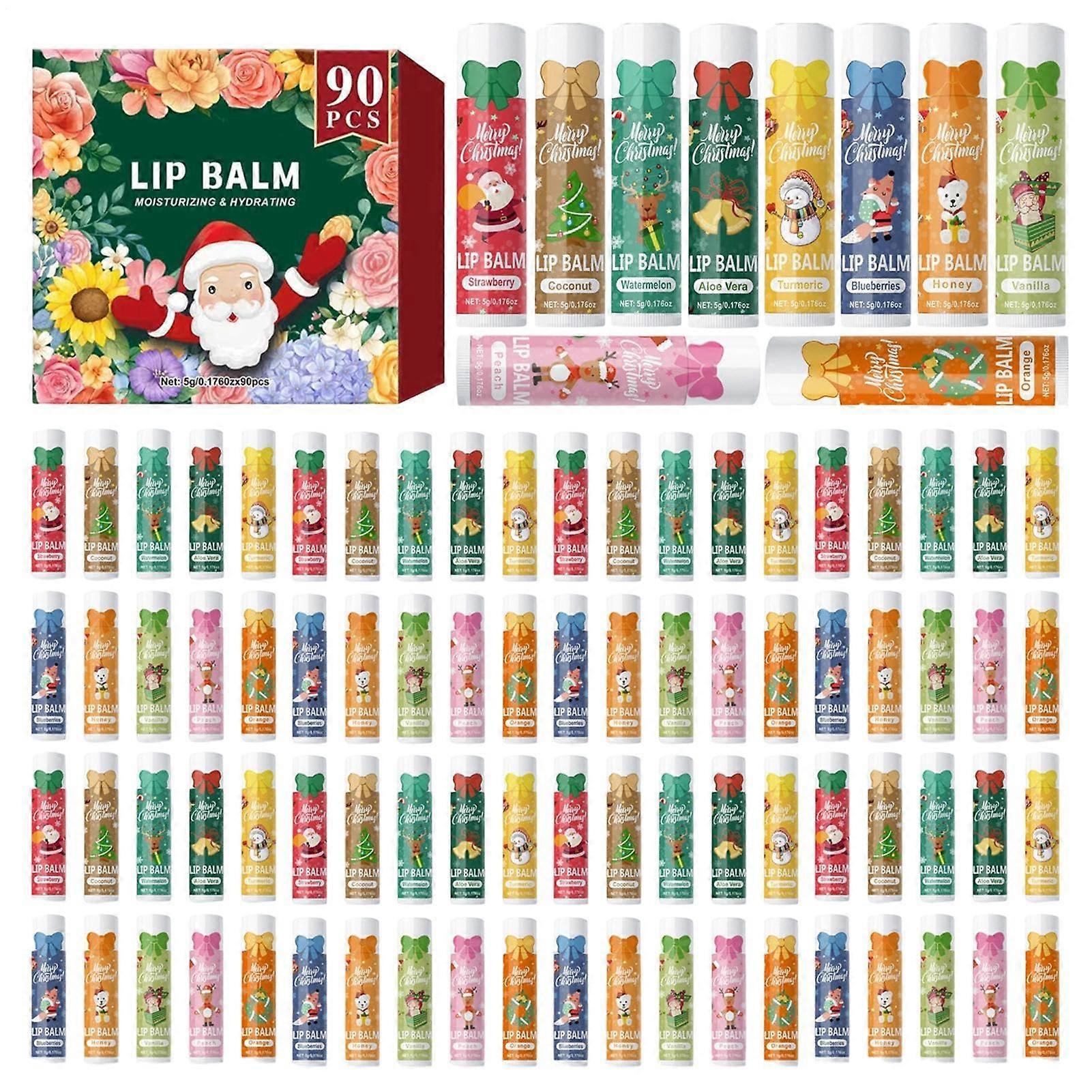 Moisturizing Lip Balm Set with Deep Hydration and Long Lasting Moisture for Dry Chapped Lips