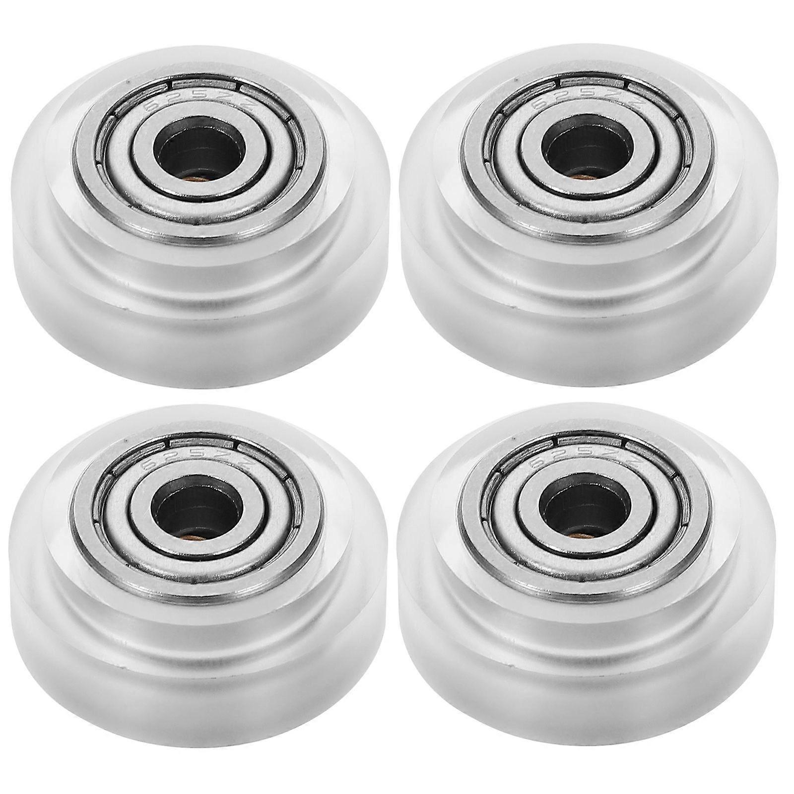 4pcs Printer Wheels Printer POM Pulley Wheels Printer Linear Bearing Wheels 3D Printer Accessories