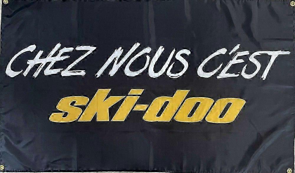 Ski-Doo Schneemobile Flagge