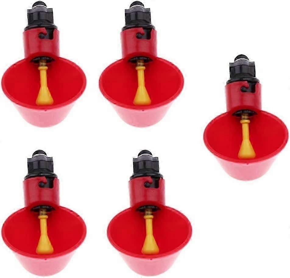 5pcs Automatic Drinker Portable Plastic for Pigeon Chickens Poultry