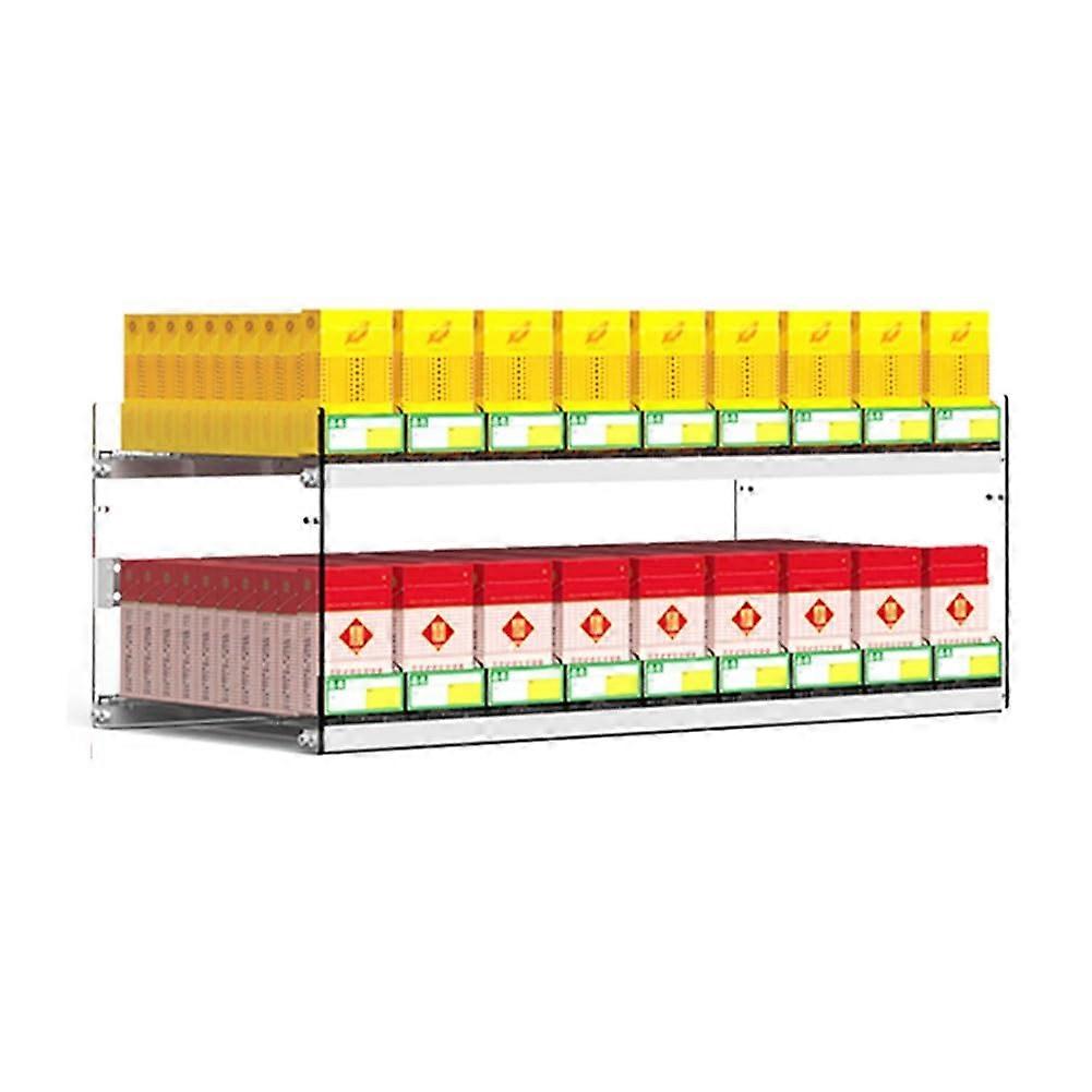 Cigarette Display Rack with Automatic Dispensing, Clear Acrylic Wall Mounted Holder for Store