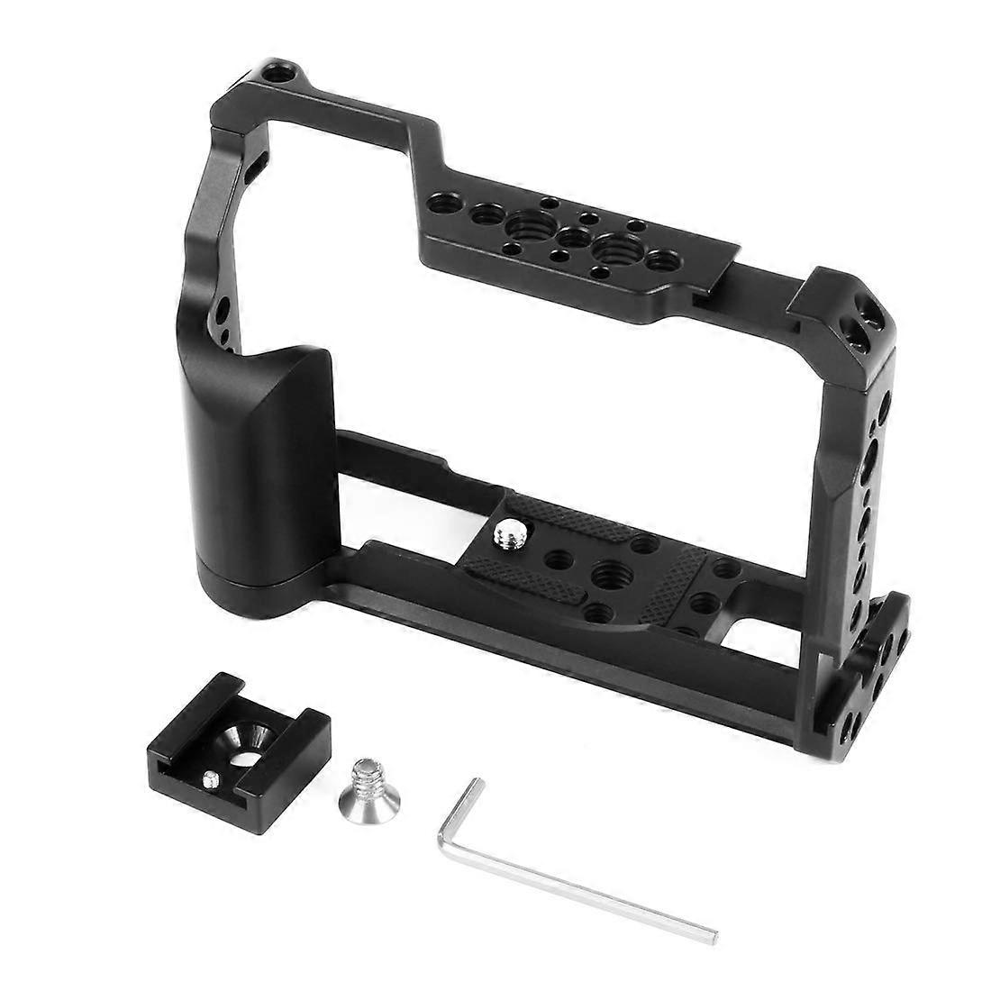 Camera Cage with Multi Cold Shoe Mounts and Vertical Horizontal Tripod Fit for Fujifilm XT20 XT30