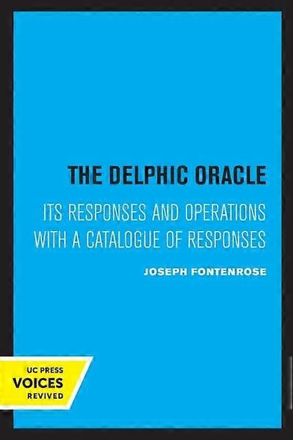 Delphic Oracle - Joseph Fontenrose