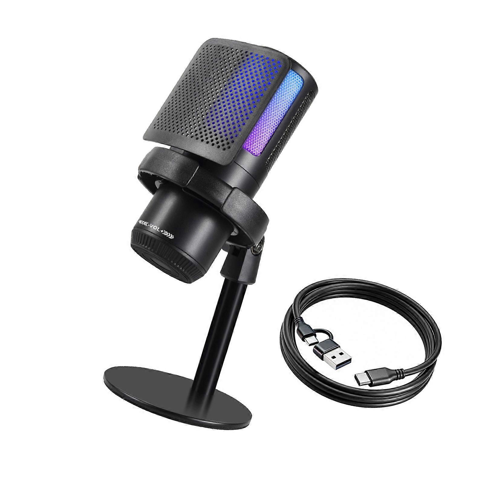 High Sensitivity Professional Dynamic Microphone for Streaming Computer Recording Mic Noise Reduction for Recording Multicolor