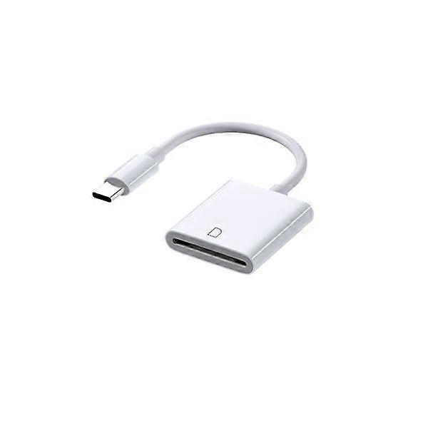 Type-C to SD card reader (white)