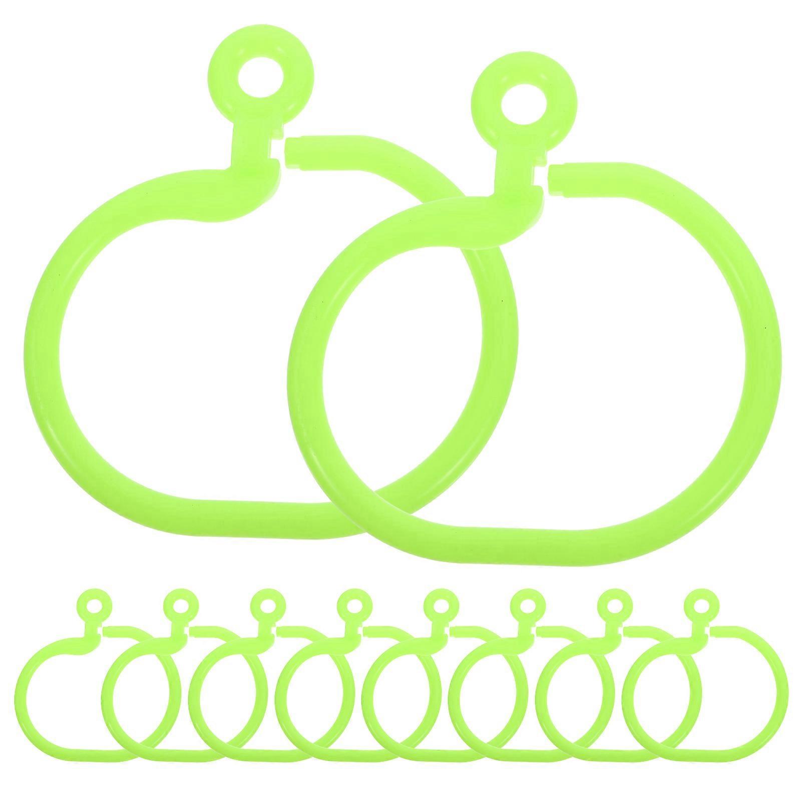 Nose Rings for Cattle Plastic Cattle Nose Ring for Traction 10Pcs