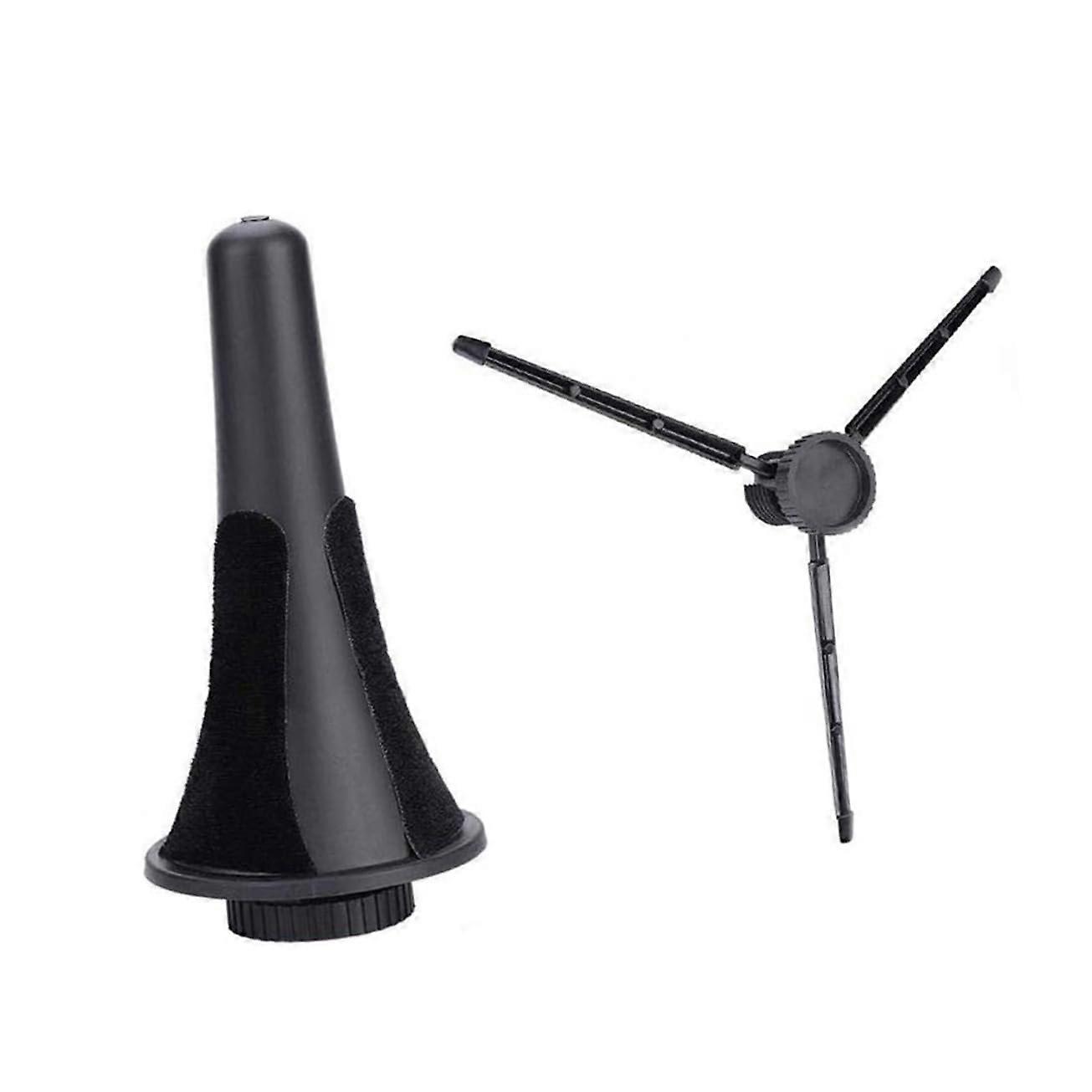 Clarinet Stand with Soft Padding, Foldable NonSlip Base for Bb and A Clarinets