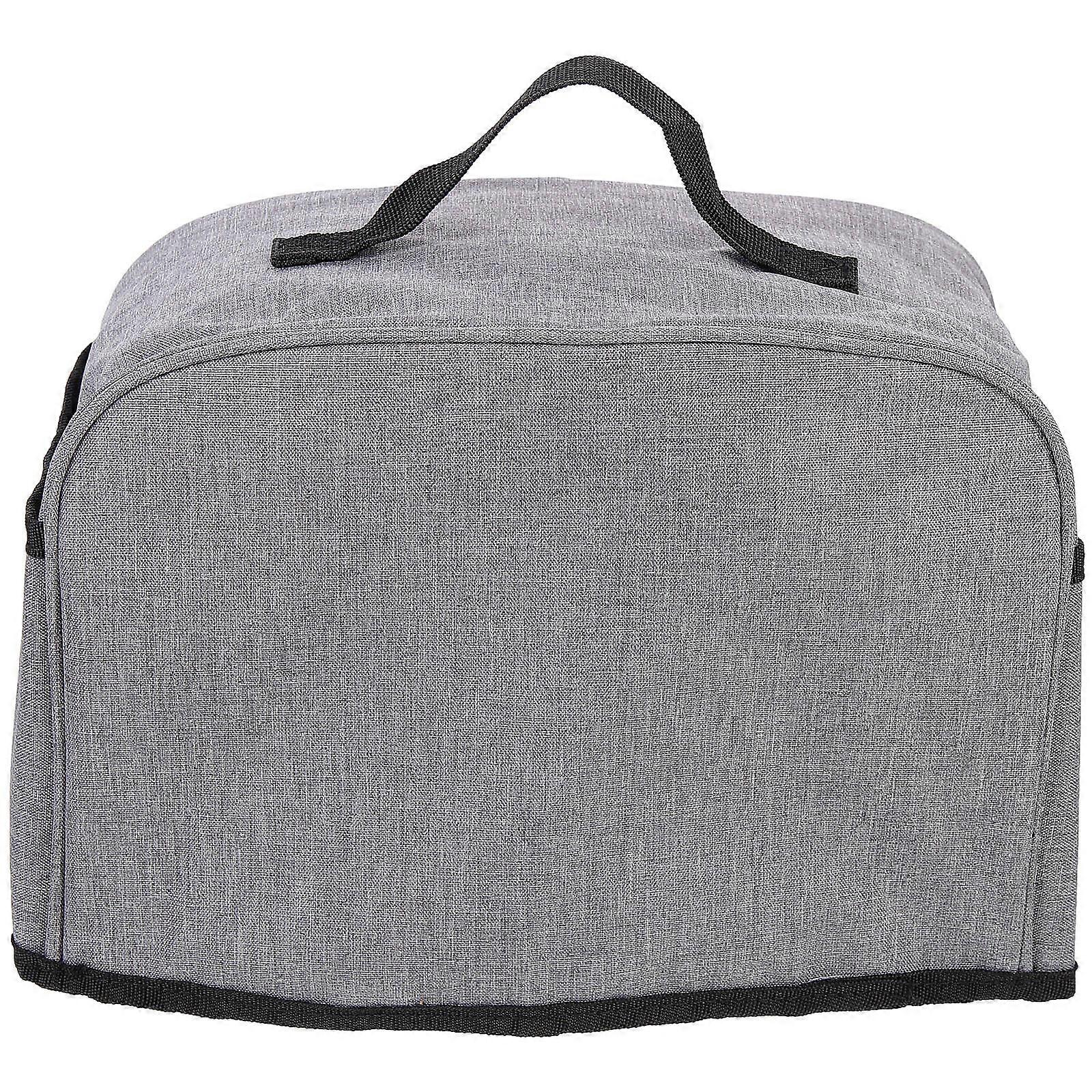 Grey Bread Maker Cover for Protection Use with Polyester Material