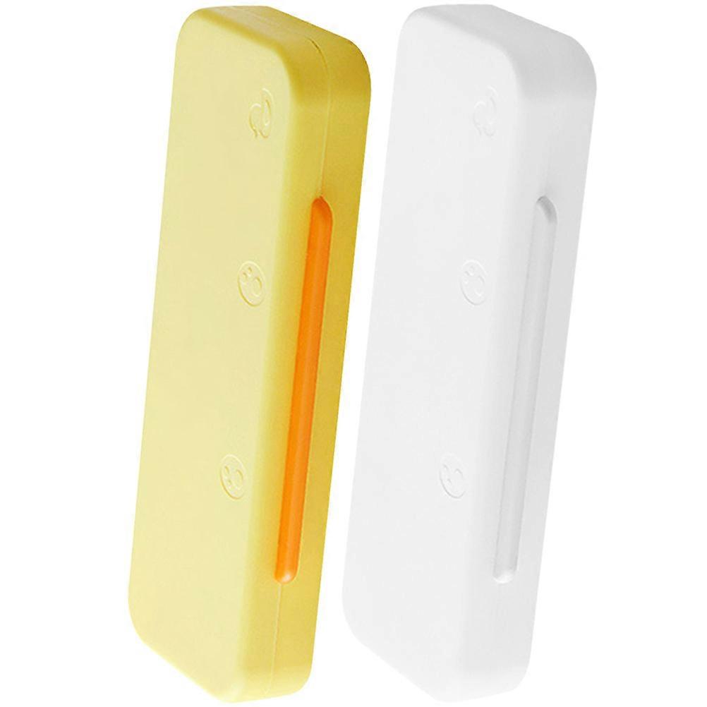 Pencil Box Student Stationery Box for Storage 2Pcs with Double Layer Design