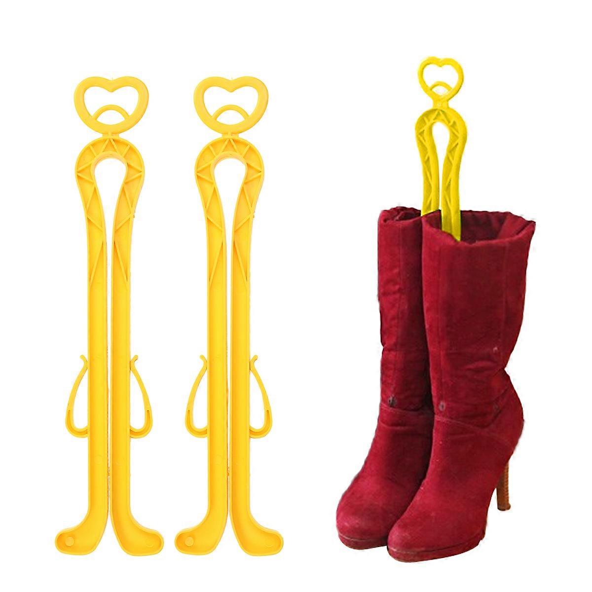 Boot Stretcher Plastic Boot Shaper for Shoe Storage with 4 Pieces Set