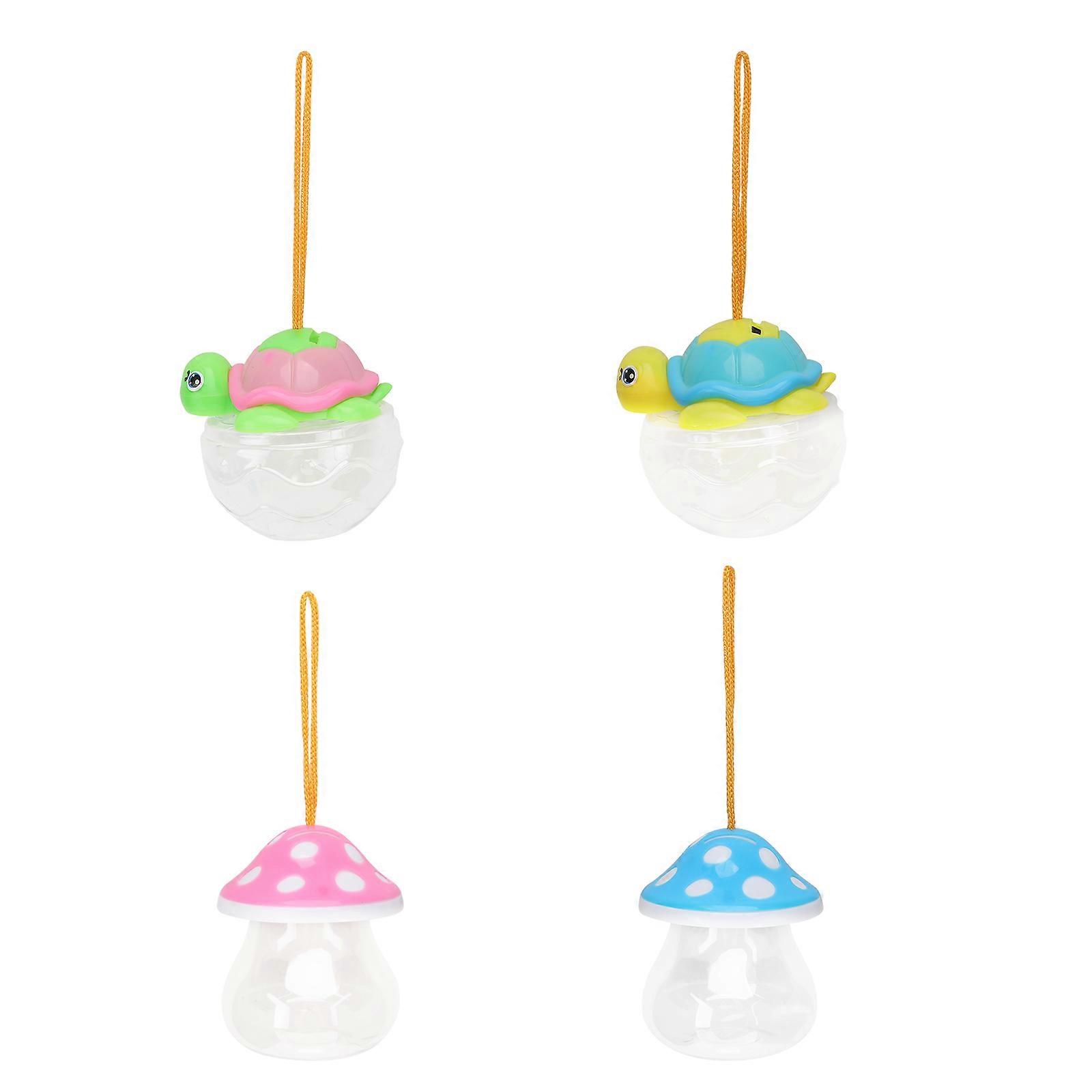 Mini Fish Tanks Plastic Fish Bottles for Storage 4Pcs Portable Turtle Bottles