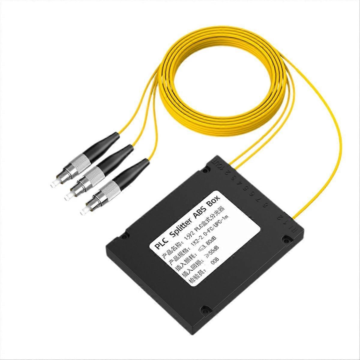 FC/UPC Fiber Optic Splitter Box PLC Splitter ABS Box 1/2