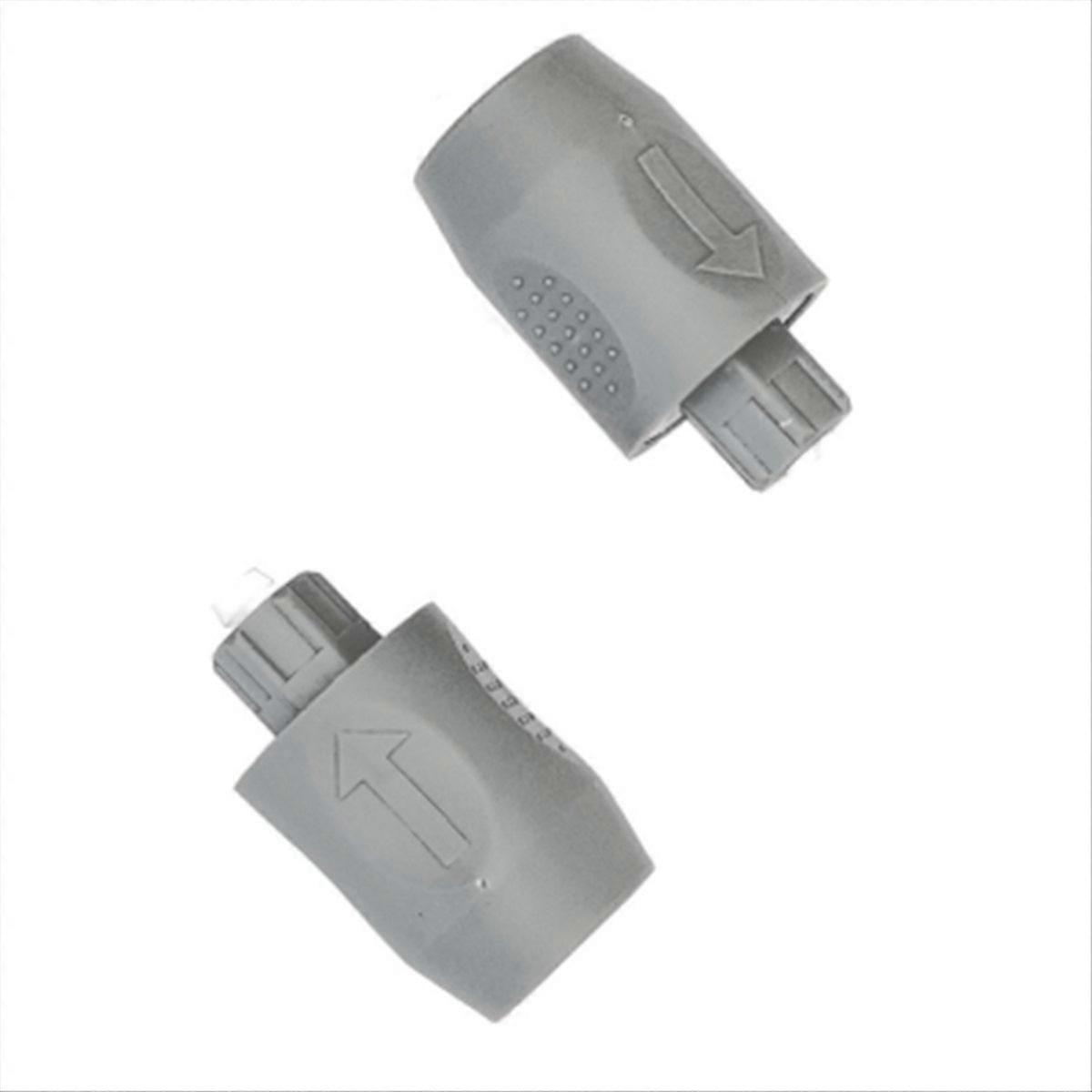2 Pcs Hose Connector Grey for Replacement Connector