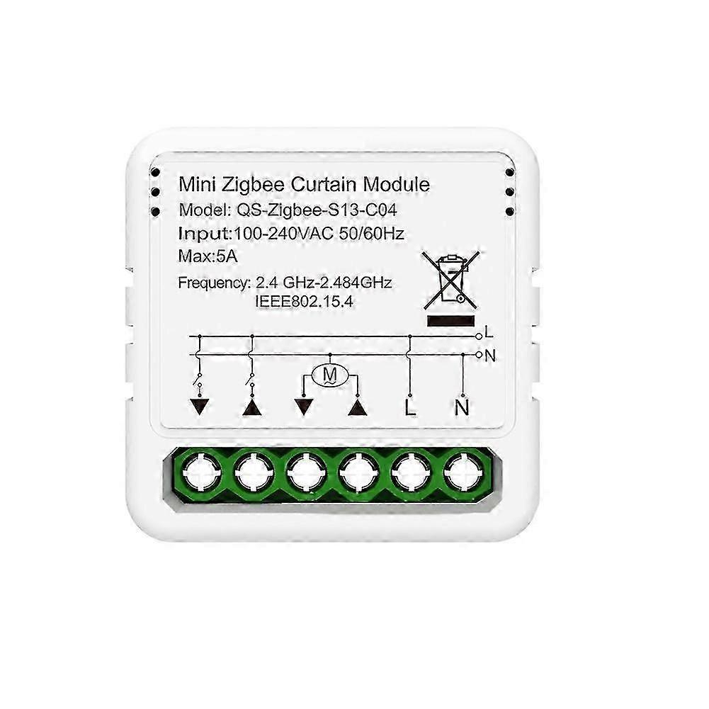 Smart Life Curtain Switch Module Roller Shutter Controller APP Remote Control Percentage Function for Home ZIGBEE