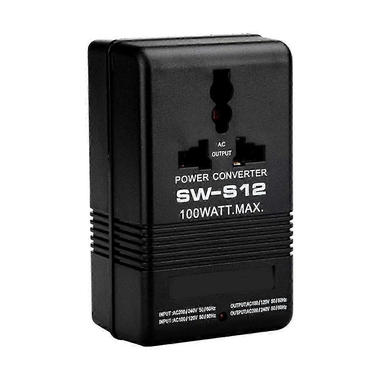 100W Voltage Converter Transformer Dual Input for Electronics