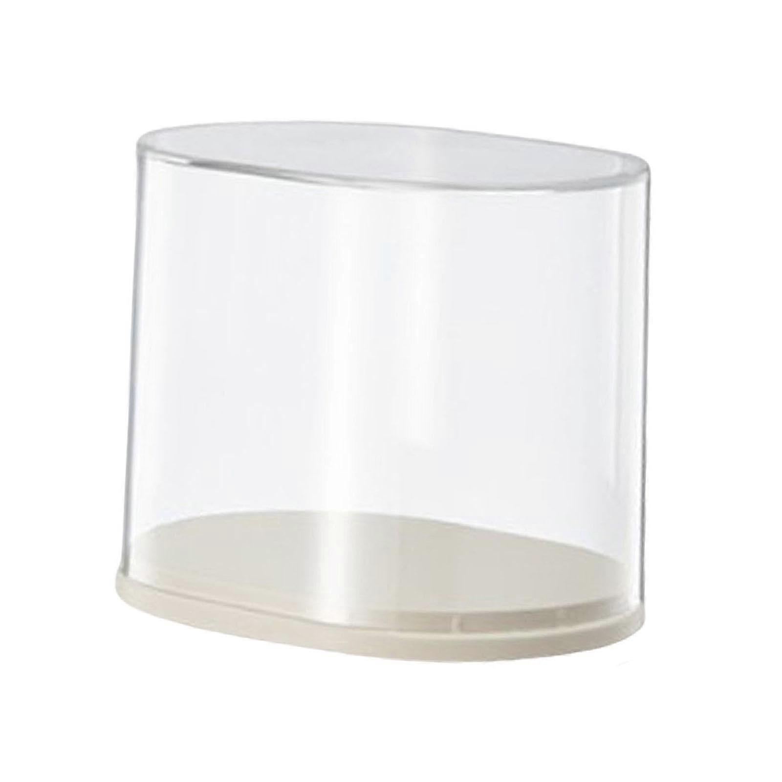 Action Figure Display Case Clear Dustproof Stackable Storage Box Organizer 11.9x9x9.8cm