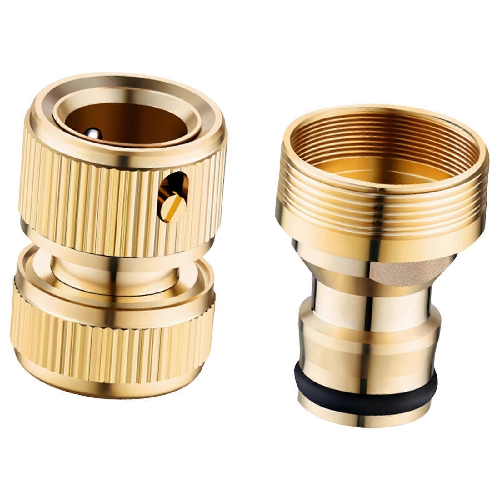 Garden Hose Quick Connector Thread Fitting Professional Rust Resistant Replaces