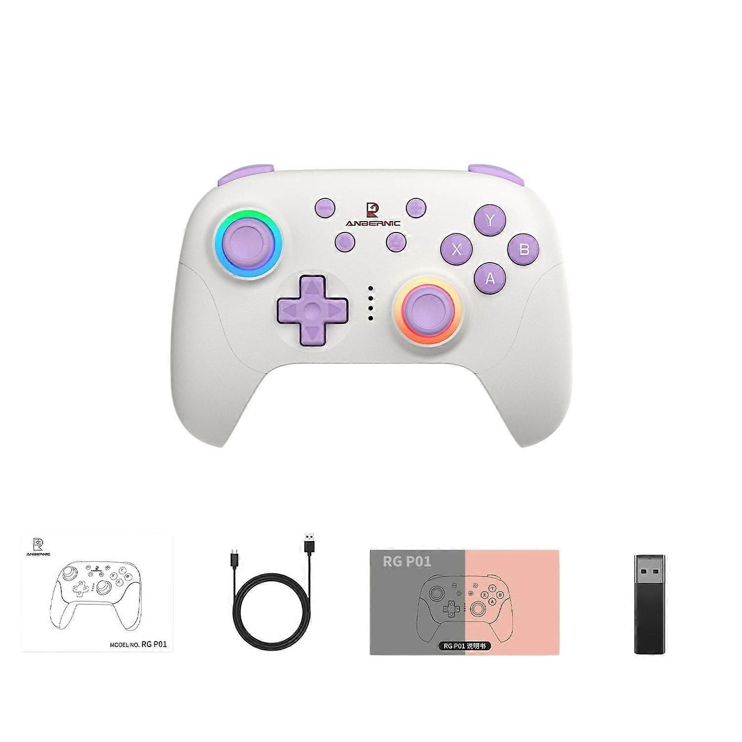 RGP01 Multi-Platform Gaming Controller With Receiver White