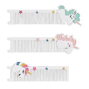 Pettini per capelli in metallo unici e comodi per donna, set da 3 pezzi multiuso.