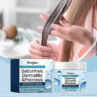 Creme para Dermatite Seborreica, Creme Calmante Anti-Coceira para Psoríase do Couro Cabeludo, Foliculite, Couro Cabeludo Seco, Caspa, Dermatite Seborreica