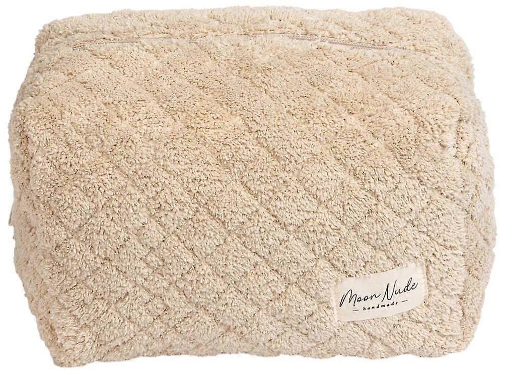 Moon Nude Teddy Large Makeup Bag - Beige