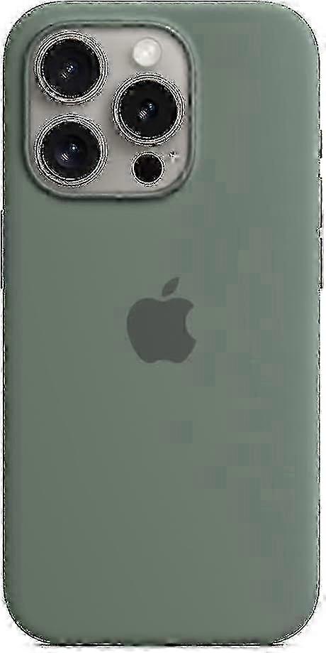 iPhone 15 Pro Compatible Silicone Case Featuring MagSafe Functionality