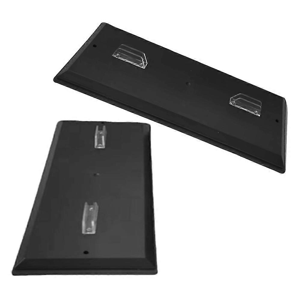 Motorcycle Model Display Stand Black Plastic Base 6Pcs Set
