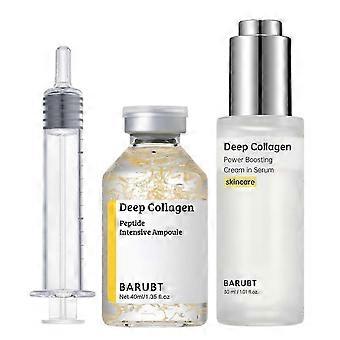 Silk Peptide Intensive Lifting Ampoule + Deep Collagen Serum, Anti-Aging Serum for Face with Deep Collagen Silk Peptide, Hydrating & Smoothing Care fo