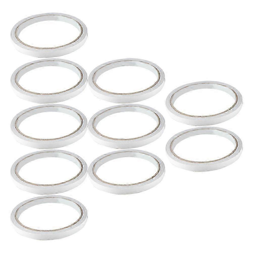 White Strong Double Side Adhesive Tapes for Practical Office Use 1Set Set