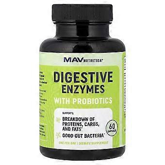 MAV Nutrition, Enzymy trawienne z probiotykami, 60 kapsułek