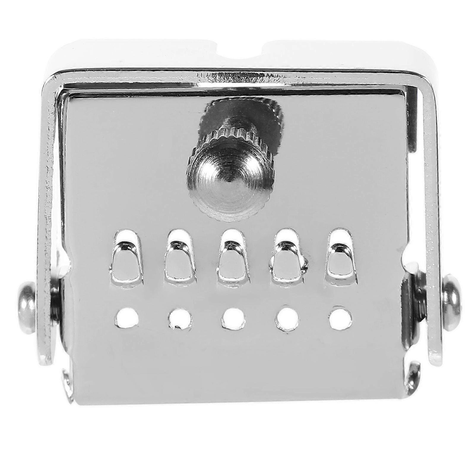 Plated Tailpiece Replacement Accessory for 5 String Banjo HA151