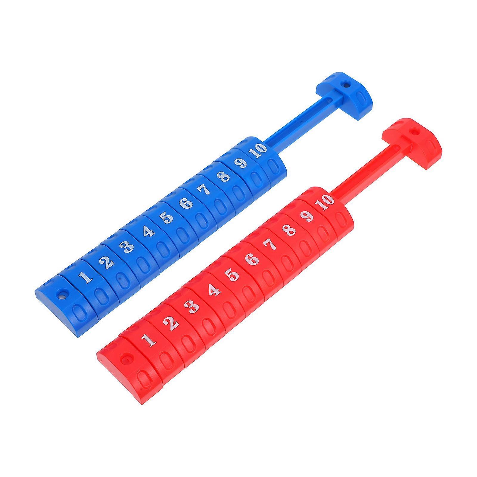 Plastic Scoring Unit 2Pcs Durable Counters for Soccer Table Score Keeping