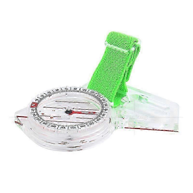Finger Compass Mini Thumb Compass with Light Dots for Adventure Orienteering Quick Orienteering Basic Training 93*76mm